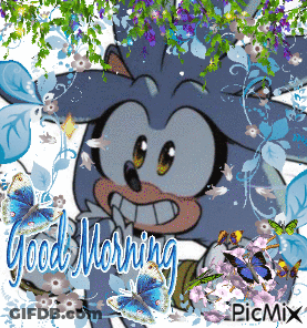 Cartoon Character Saying Good Morning GIF