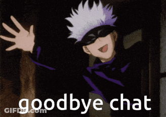 Cartoon Character Saying Goodbye Chat GIF