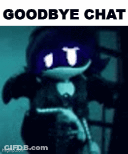 Cartoon Character Saying Goodbye Chat GIF