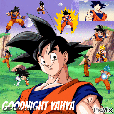 Cartoon Character Saying Goodnight Yahya GIF