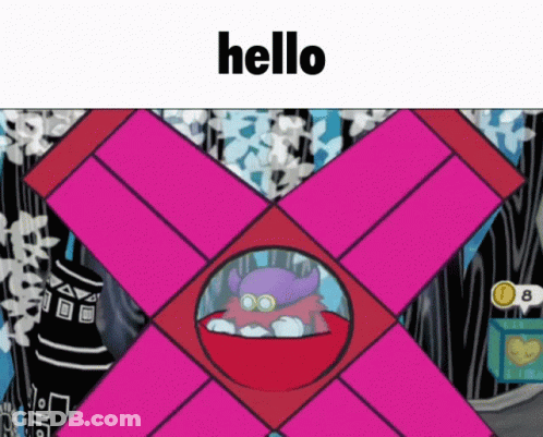 Cartoon Character Saying Hello GIF