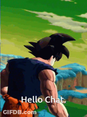 Cartoon Character Saying Hello Chat GIF