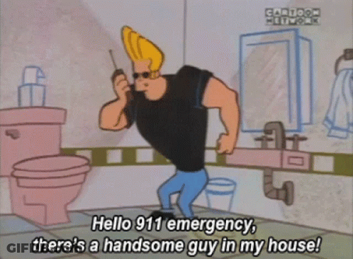Cartoon Character Saying Hello Emergency GIF