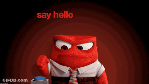 Cartoon Character Saying Hello GIF