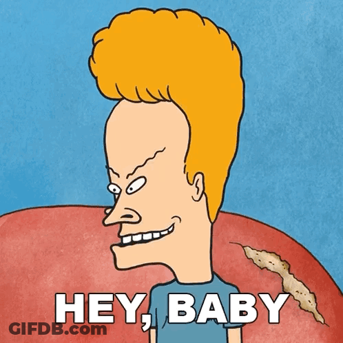 Cartoon Character Saying Hey Baby GIF