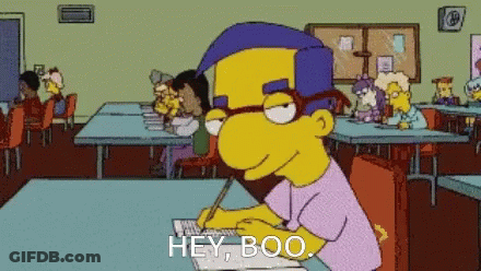 Cartoon Character Saying Hey Boo GIF