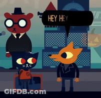 Cartoon Character Saying Hey Hey GIF