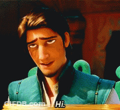 Cartoon Character Saying Hi And Smiling GIF
