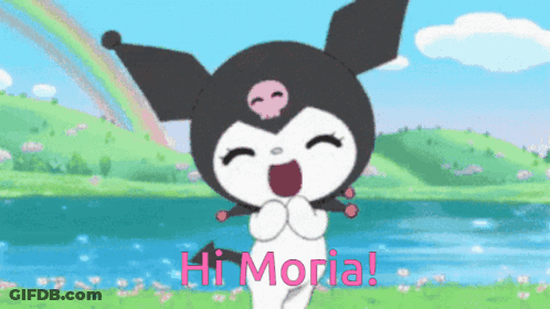 Cartoon Character Saying Hi Moria GIF