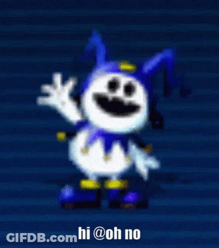 Cartoon Character Saying Hi Oh No GIF