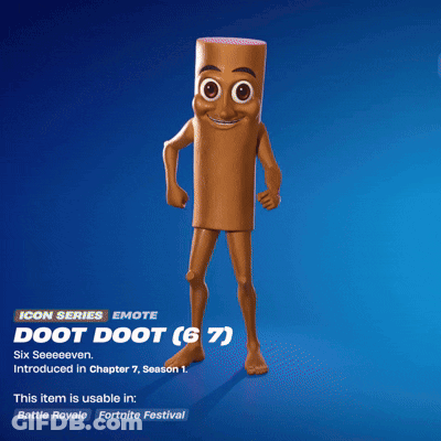 Cartoon Character Saying Hot Doot On Blue Background GIF