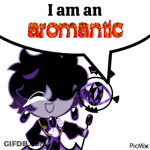 Cartoon Character Saying I Am Aromatic GIF