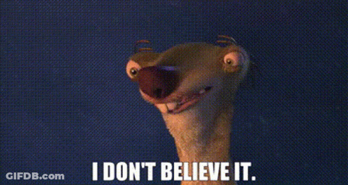 Cartoon Character Saying I Don't Believe It GIF
