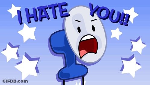Cartoon Character Saying I Hate You GIF