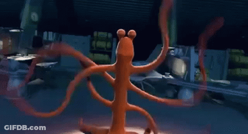 Cartoon Character Saying I'll Be Watching With Smiling Face GIF