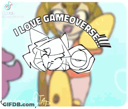 Cartoon Character Saying I Love Game Overse GIF