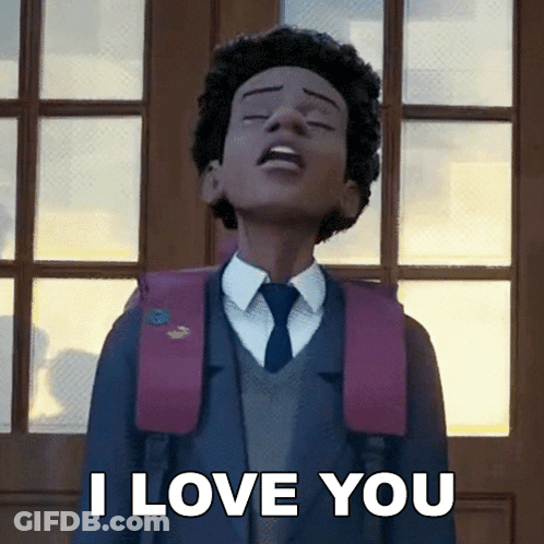 Cartoon Character Saying I Love You GIF