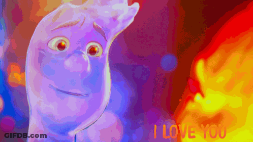 Cartoon Character Saying I Love You GIF