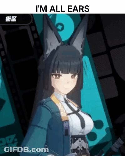 Cartoon Character Saying I'm All Ears GIF