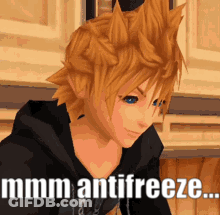 Cartoon Character Saying I'm Antifreeze GIF