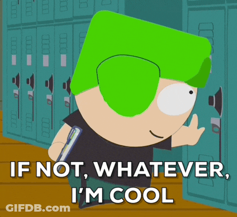 Cartoon Character Saying I M Cool GIF