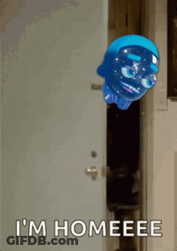 Cartoon Character Saying I'm Homeeee GIF