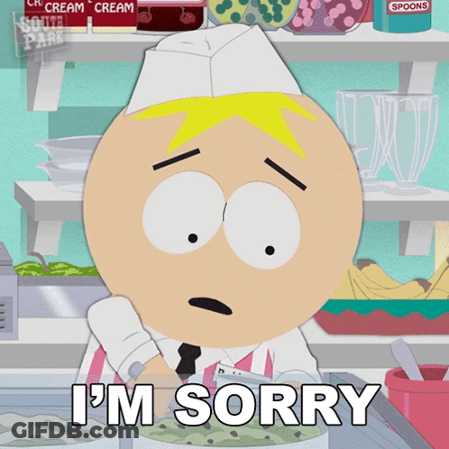 Cartoon Character Saying I'm Sorry GIF