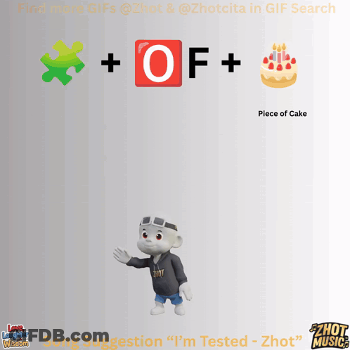 Cartoon Character Saying I'm Tested Zhot GIF