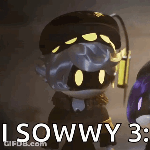 Cartoon Character Saying I Sowwy 3 GIF