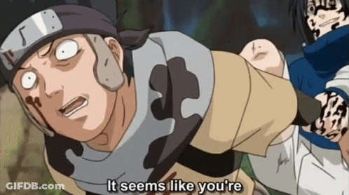 Cartoon Character Saying It Seems Like You're While Holding Sword GIF