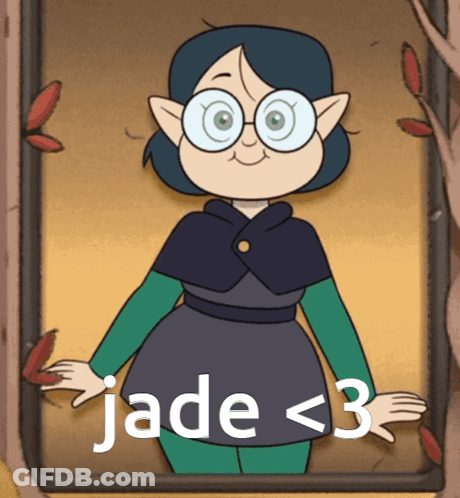 Cartoon Character Saying Jade GIF