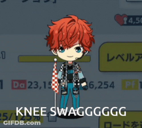 Cartoon Character Saying Knee Swagggggg GIF
