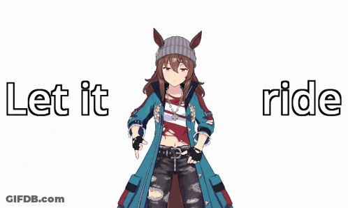 Cartoon Character Saying Let It Ride GIF
