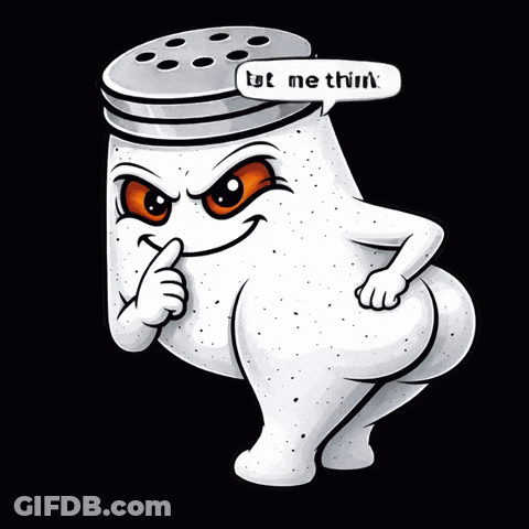 Cartoon Character Saying Let Me Think GIF