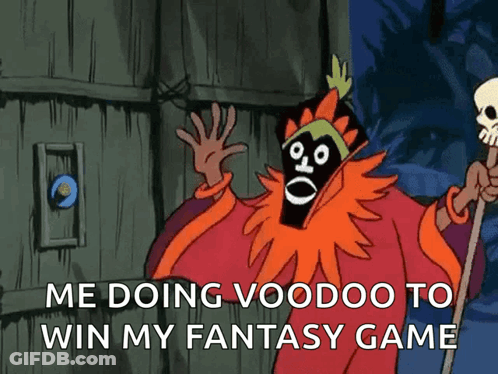 Cartoon Character Saying Me Doing Voodoo GIF