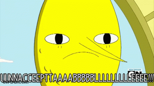 Cartoon Character Saying Me In Author Home GIF