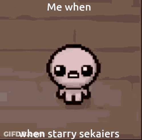 Cartoon Character Saying Me When When Starry Sekaiers GIF