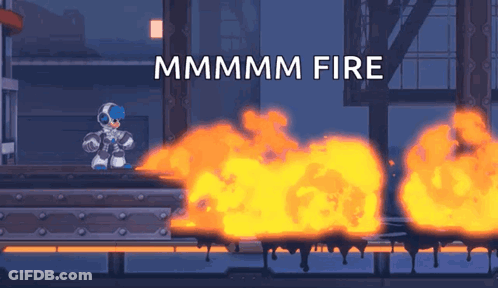 Cartoon Character Saying Mmmm Fire GIF