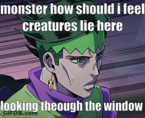 Cartoon Character Saying Monster How Should I Feel GIF
