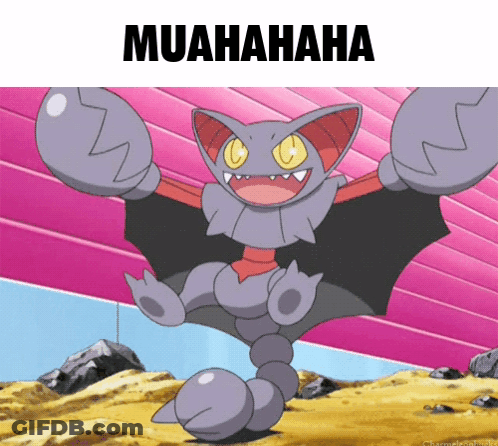 Cartoon Character Saying Muahaha GIF