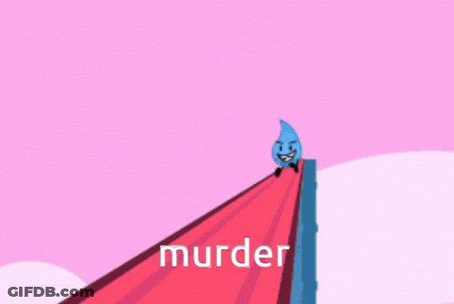 Cartoon Character Saying Murder GIF