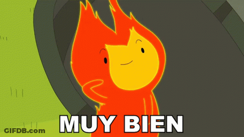 Cartoon Character Saying Muy Bien GIF
