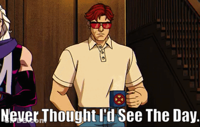 Cartoon Character Saying Never Thought Id See The Day GIF