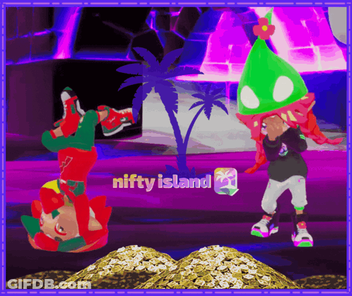 Cartoon Character Saying Nifty Island GIF