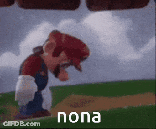 Cartoon Character Saying Nona GIF