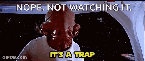 Cartoon Character Saying Nope It's A Trap GIF