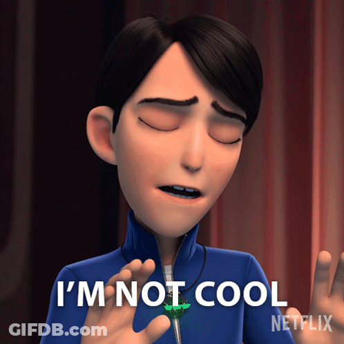 Cartoon Character Saying Not Cool GIF