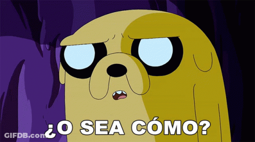 Cartoon Character Saying O Sea Como GIF