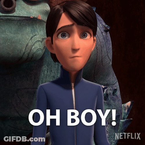 Cartoon Character Saying Oh Boy GIF