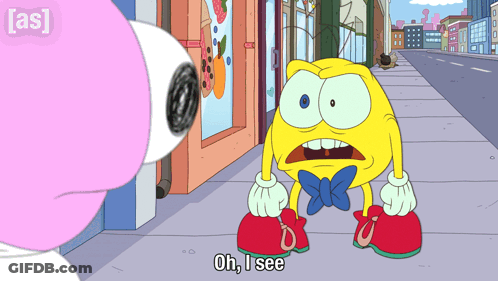 Cartoon Character Saying Oh I See GIF